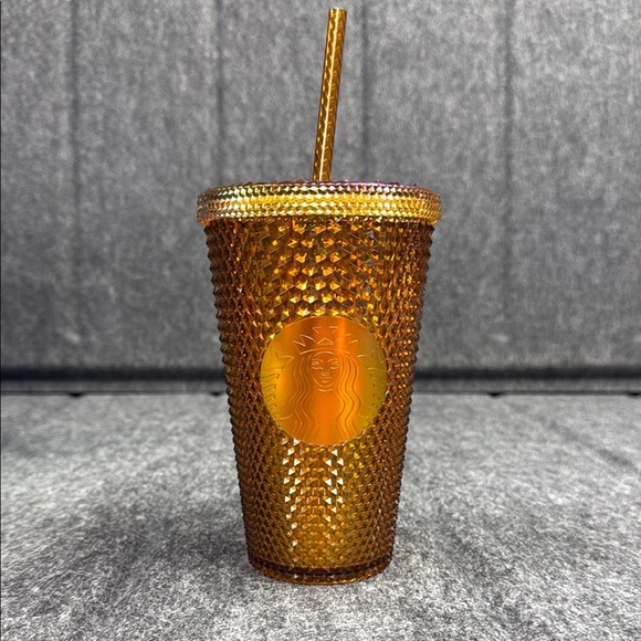 Starbucks Other - Starbucks Radiant Gold Tumbler with Straw